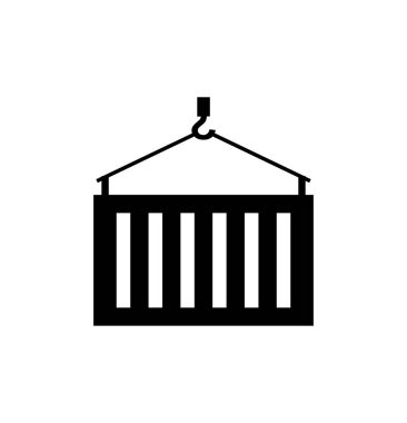 Beyaz arkaplan üzerindeki bir taşıyıcının vektör çizimi.