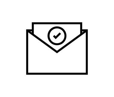 Emai web simgesi. vektör illüstrasyonu.