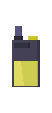 Elektronik sigara, vektör illüstrasyonu basit tasarım 