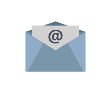 Emai web simgesi. vektör illüstrasyonu.