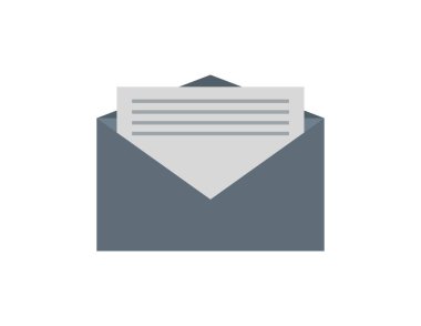 Emai web simgesi. vektör illüstrasyonu.