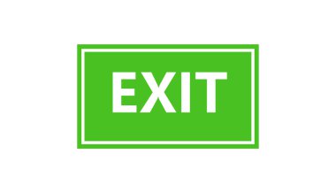 çıkış vektör simgesi çizimi