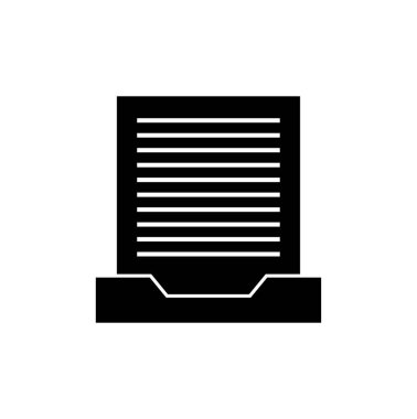 vektör illüstrasyon belgesi web simgesi 