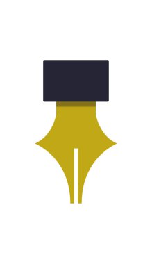 dolmakalem ikonu tasarım vektör şablonu