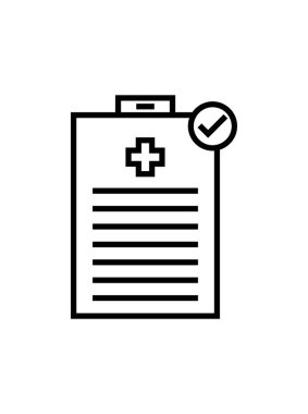 Sağlık incelemesi, teşhis vektör tasarımı