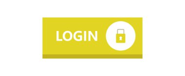 Giriş düğmesi simgesi düz tasarımı. vektör illüstrasyonu