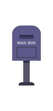posta kutusu simgesi, düz biçim