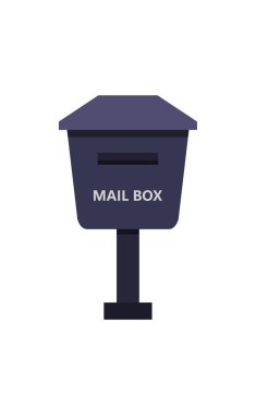 posta kutusu simgesi, düz biçim