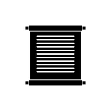 kaydırma simgesi, vektör illüstrasyonu basit tasarım 