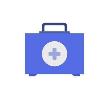 Düz biçimli tıbbi durum simgesi, vektör illüstrasyonu