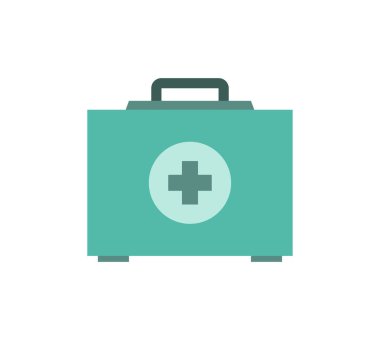 Düz biçimli tıbbi durum simgesi, vektör illüstrasyonu