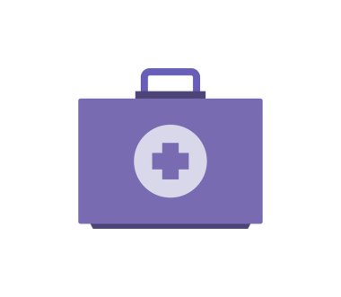 Düz biçimli tıbbi durum simgesi, vektör illüstrasyonu