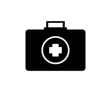 Düz biçimli tıbbi durum simgesi, vektör illüstrasyonu