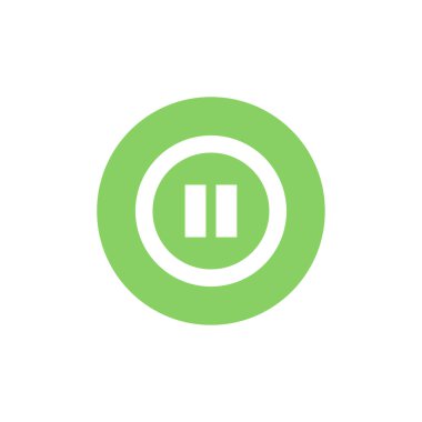 duraklat düğmesi vektör illüstrasyon tasarımı