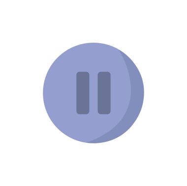 duraklat düğmesi vektör illüstrasyon tasarımı