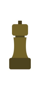 Biber öğütücü simgesinin vektör çizimi