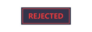 Vektör simgesi reddedildi. düz vektör sembolü.