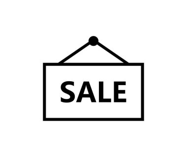 satış flaması vektör illüstrasyonu