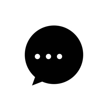 konuşma kabarcığı vektör çizimi