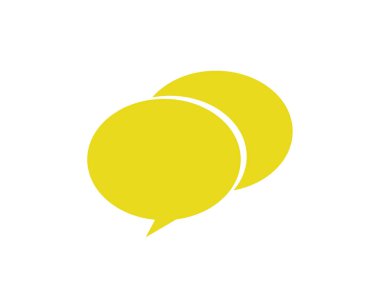 Konuşma baloncukları ikon vektör çizimi