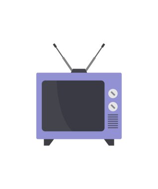 TV simgesi, vektör illüstrasyonu