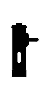  turstil simgesi, vektör illüstrasyonu basit tasarım 