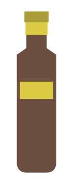  Sirke şişesi ikonu vektör illüstrasyonu