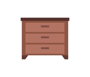 Beyaz arkaplanda resimli çekmece simgesi