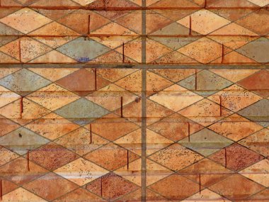 Arkaplan için taş döşeme dokusunun yakın plan görüntüsü