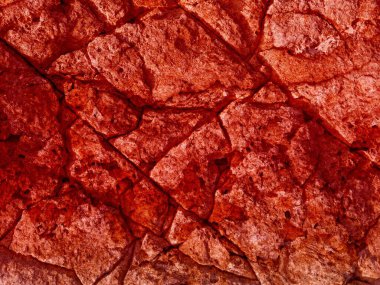 Kırmızı taşlı doku, grunge arkaplan