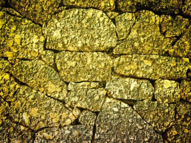 Arkaplan için sarı renkli taş dokunun yakın plan çekimi