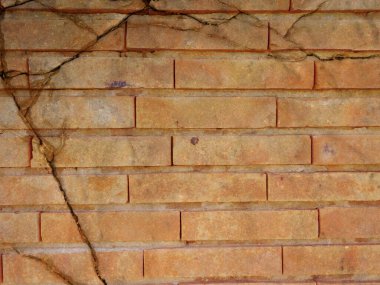 Eski tuğla duvar arkaplanı, doku
