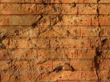Eski tuğla duvar arkaplanı, doku