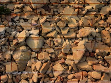 Arka plan için Bahçedeki Taş Doku    