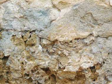 Eski taş duvarın çatlak dokusu