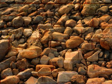Arkaplan için taş dokusunun yakın plan görüntüsü