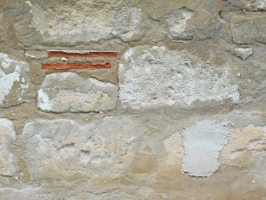 Arkaplan için taş döşeme dokusunun yakın plan görüntüsü