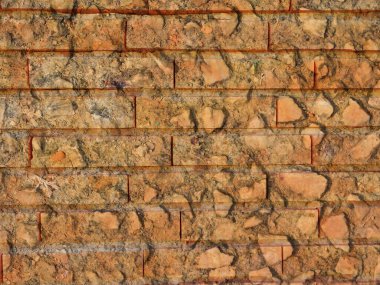 Arkaplan için taş döşeme dokusunun yakın plan görüntüsü