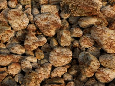 Arka plan için Bahçedeki Taş Doku 'nun yakın plan çekimi.