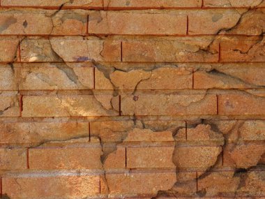 tuğla duvar arkaplanı, eski yapı dokusu