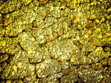 Arkaplan için sarı renkli taş dokunun yakın plan çekimi