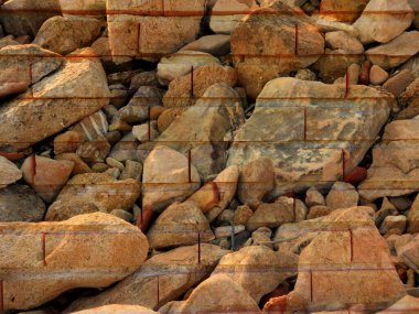 Arkaplan için taş dokusunun yakın plan görüntüsü