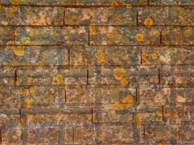 Eski tuğla duvar arkaplanı, doku