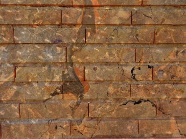 eski tuğla duvar arkaplanı, grunge dokusu