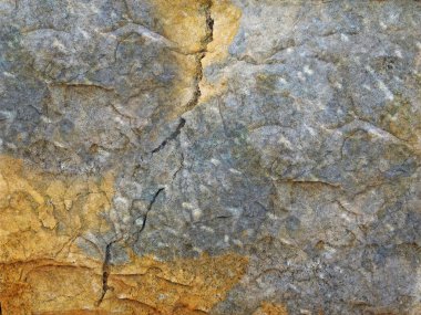 Eski taş duvarın çatlak dokusu