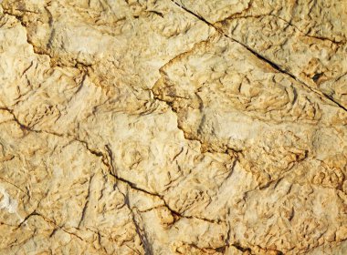 Eski taş duvarın çatlak dokusu