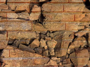 Taş dokusu bahçede