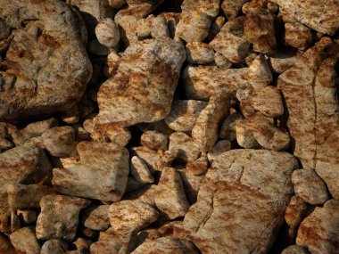 Taş dokusu bahçede