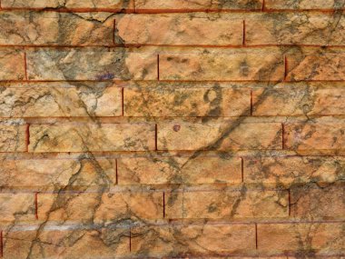  Eski tuğla duvar arka planının grunge dokusu