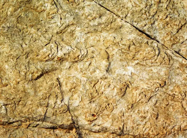 Eski taş duvarın çatlak dokusu